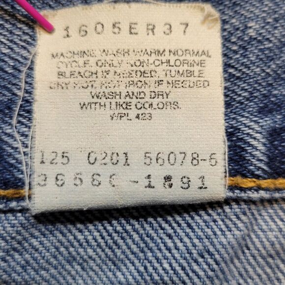 Levi's 560 Loose Fit Vintage Y2K  Classic Blue Denim Shorts Jorts Men's - Picture 5 of 8